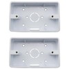 LQ Industrial 2PCS American Standard Wall Switch and Socket Plastic