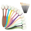 12 Colorful Ink Blending Brushes and Background Brush for Blender