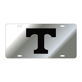UT Tennessee Volunteers Mirrored License Plate Tag