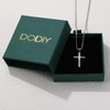 Dainty 925 Sterling Silver Cross Necklace Pendant for Women Chain