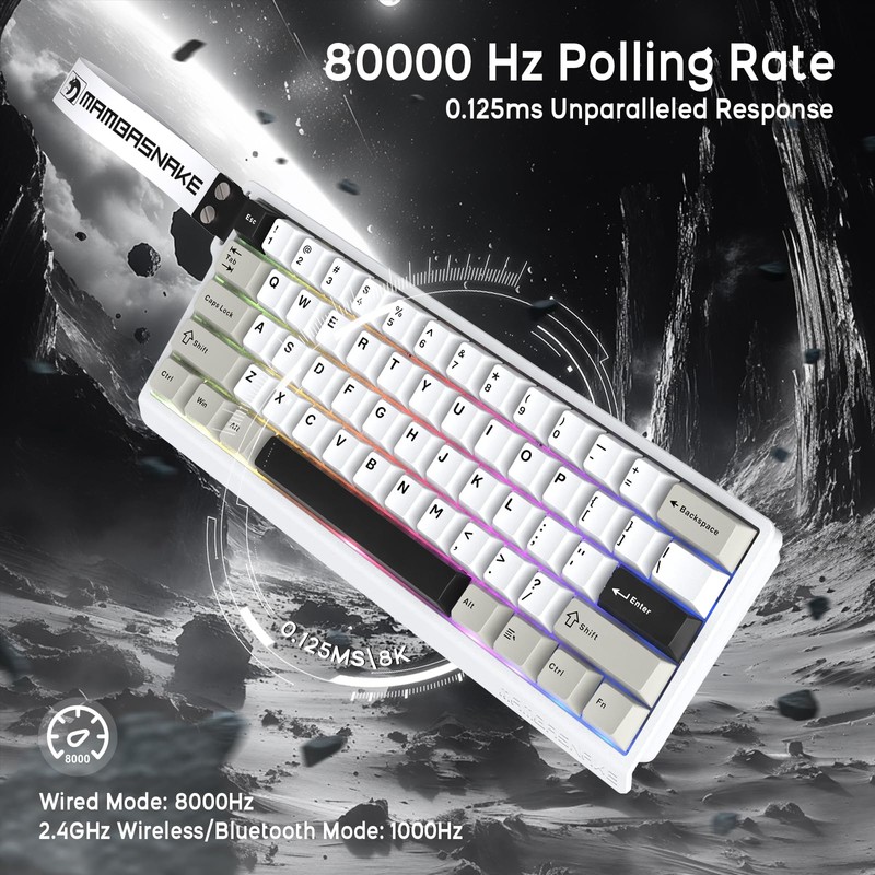 ATTACK SHARK X11 Mouse and X60 HE Keyboard Wireless Gaming