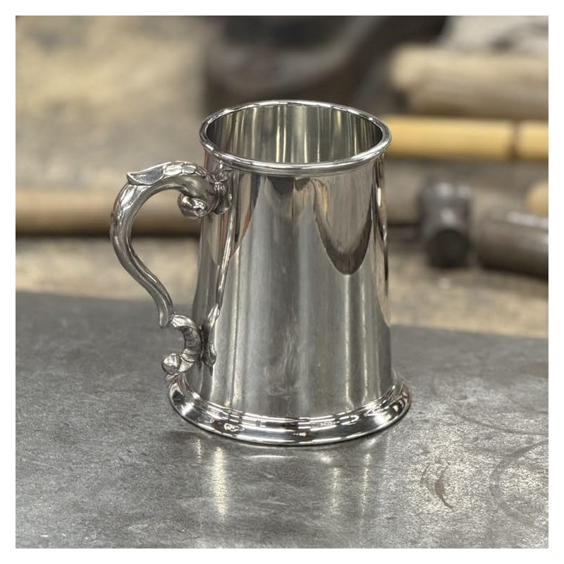 Wentworth Pewter Plain 1 Pint Pewter Tankard (with Engraving)