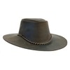 Outdoor Travel Hat Crushable Made in Australia Kangaroo Leather Sun