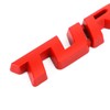 MAD HORNETS 3D Turbo Logo Car Emblem Trunk Sticker Red