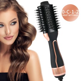 Electric Blow Dry Brush One Step Hair Dryer 1000W High Power Hot Air Volumizer Comb Professional Hot Air Brush Wholesale 3 in 1color: OEM