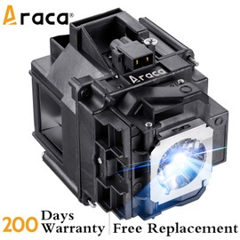 Araca for ELPLP76 /V13H010L76 Replacement Projector Lamp with Housing for Epson EB-G6900WU G6970WU G6550WU G6570WU G6450WU G6870 G6050W G6270W G6150 G6170 G6070W Projector