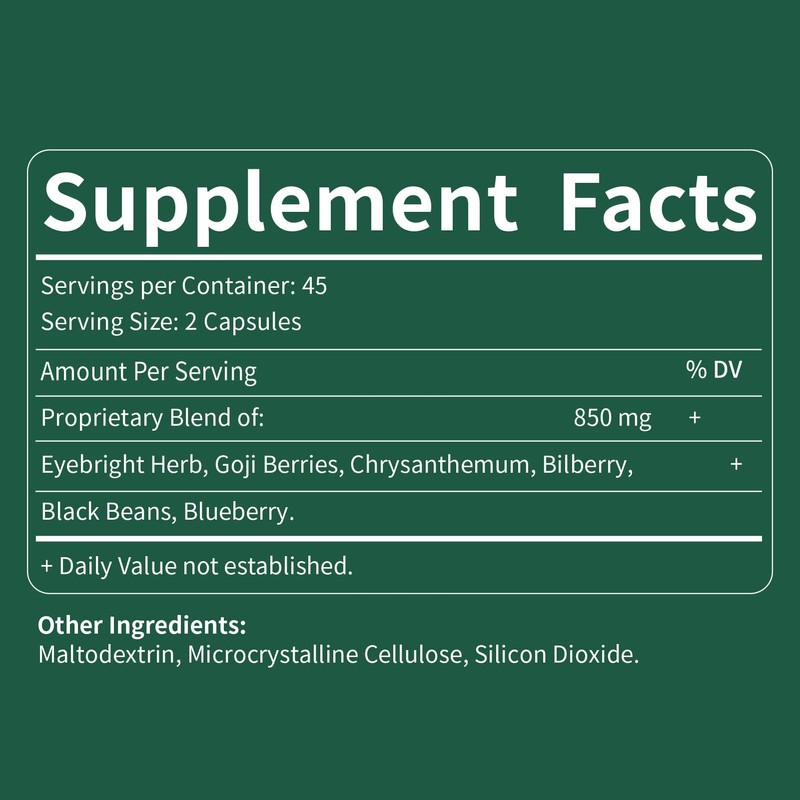 Selvaherb Herbal Formula, Eyebright Herb Extract for Eye Health Support,