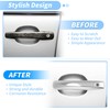FUELHOOD Door Handle Tailgate Cover Protector Set for Dodge for