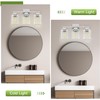 Espird Brush Nickel Bathroom Vanity Light - 3 Light Bathroom
