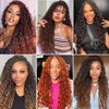 Goddess Faux Locs Crochet Hair 18Inch 7Packs Bohemian Goddess Locs