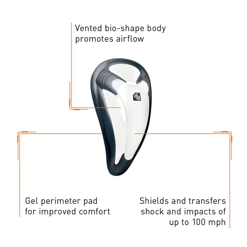 ‎Shock Doctor Core Comp Short w/BioCup Graphics Black/White Lux S