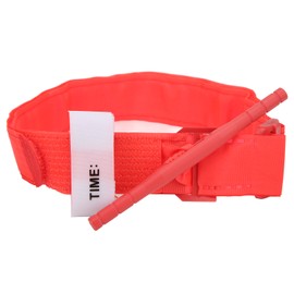 Tourniquet Emergency Outdoor Tourniquet Quick Release Emergency Stop Bleeding Belt for Camping Hiking 95cm Orange