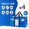 TAILI Extra Large Moving Bags, 4 Pack Blue Heavy Duty