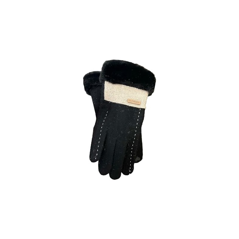 QUINTRA Warm Winter Cycling Gloves for Women, Velvety Thickened, Cold