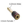 VSKEY [3Pack Stereo (1/4 Inch) 6.35mm Male to 3.5mm (1/8