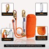 Fall Protection Safety Rope 150ft Heavy Duty Vertical Roofing Grab