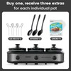 KOOC Triple Slow Cooker Buffet Server and Food Warmer 3x1.5
