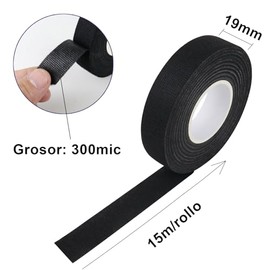 BOMEI PACK Cinta Autoadhesiva de Tela para Cableado de Alta Temperatura para Motor Eléctrico de Automóvil 4 Rollos,3/4 Pulgada x 50 Pies por Rollo