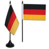 Flaggenfritze Table Flag Germany + Free Sticker