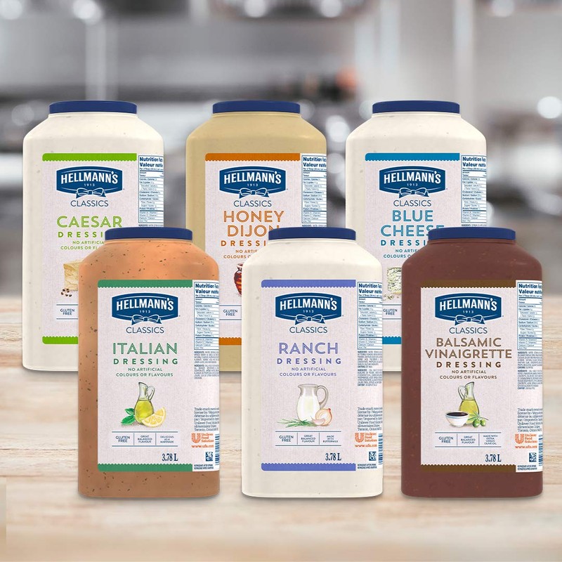 Hellmann's Salad Dressing, Honey Mustard, 128-Ounce