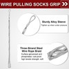 PATIKIL 80-100mm Cable Pulling Wire Socks 90.55" Long Grip Socks