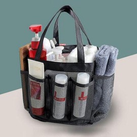 8-Pocket Mesh Bag for Bath, Beach, and Swimming Pool GJ8-Pocket Mesh (Pink)