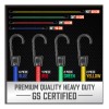 24gancho De Amarre Kit Tarro Bungee Elastica Cuerda Elastica