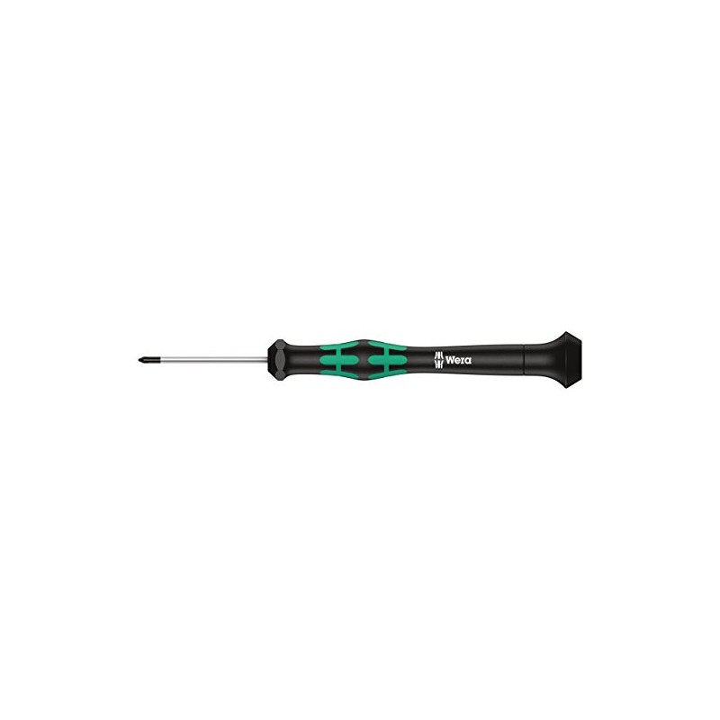 WERA 345290 Precision Phillips Screwdriver PH000, Shaft Length 1.6 inches