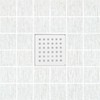 SereneDrains Matte White 4 Inch Stainless Steel 2 Inch Shower