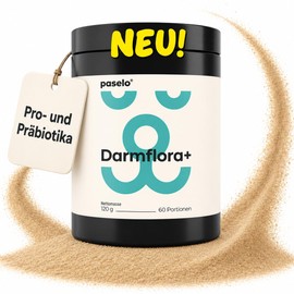 Probiotic Powder for Dogs - Paselo® Intestinal Flora+ Supports Digestion - 2 Strains Probiotics & Prebiotics - Ideal for Dog Heartburn, Soft Faeces or Grass Eating