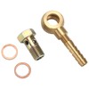 Turbocharger Water Coolant Banjo Fitting Bolt Set M14x1.5 to 3/8in