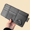Leather Car Sun Visor Organizer with Net & Zipper, Ultra
