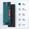 Ussixchare 60 Percent Gaming Keyboard 60% Mechanical Keyboard LED Backlit