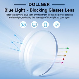 Dollger Blue Light Blocking Glasses Women Men Computer Glasses UV400 Protection TR90 Square Blue Light Glasses, brown