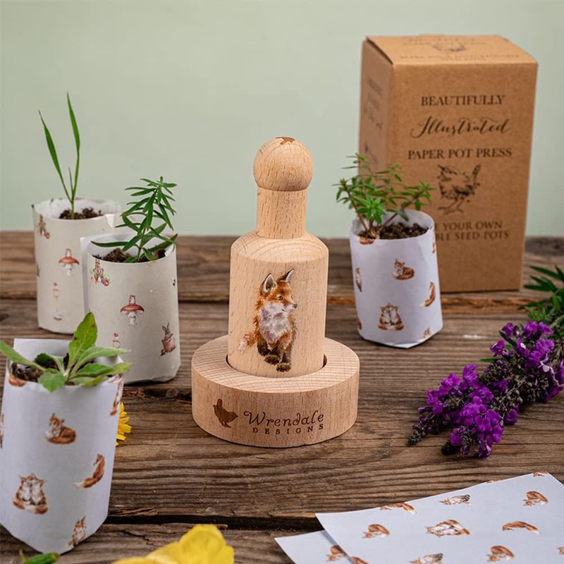 Wrendale Designs Born To Be Wild Paper Pot Press