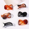 6 Pcs French Flat Hair Clips Acrylic Hair Claw Clips