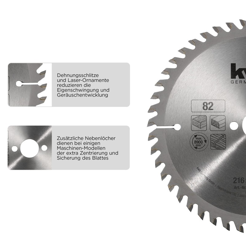 kwb Circular Saw Blade 254 x 30 mm Very Fine