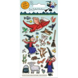Paper Projects 01.70.06.141 Room On The Broom Sparkly Reusable Sticker Pack, 19.5cm x 9.5cm