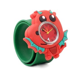 Dragon Fantasy Childrens Pop Watch - Silcone Strap with Quarts Watch Movements. Help Children to Learn The time