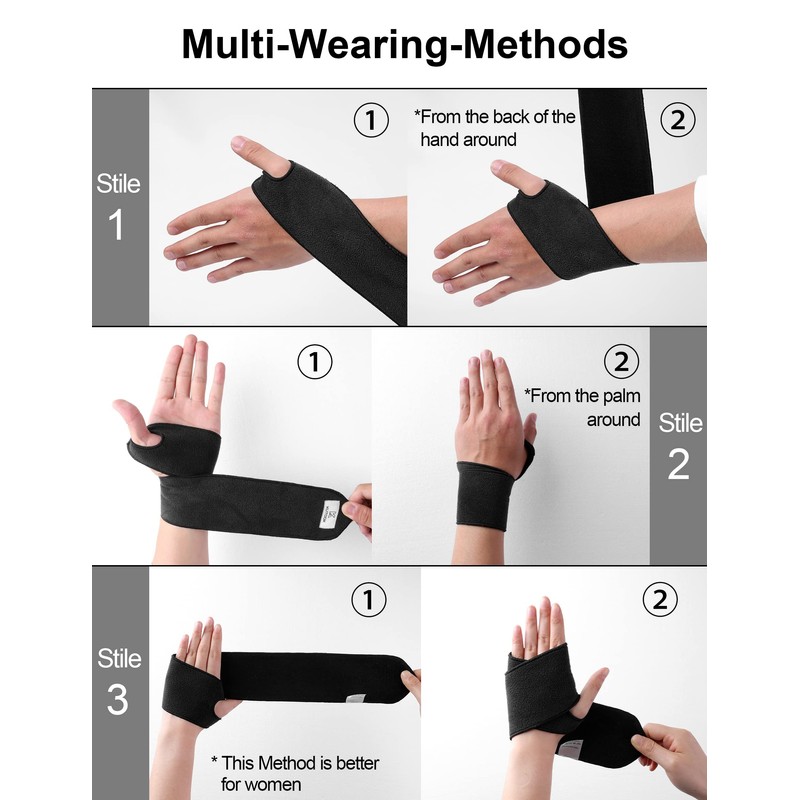 KUTOOK Wrist Bandages Fitness Wrist Support Wrist Splint Moisture Absorption