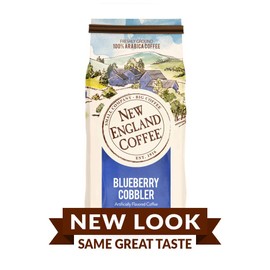 New England Coffee Blueberry Cobbler Medium Roast Ground Coffee 11 oz. Bag
