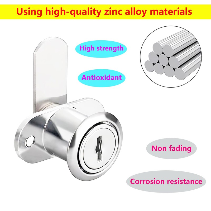 Qrity 1 Pcs Cabinet Lock, Mailbox Lock for Single Doors,