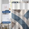 NAEMBCU No Hook Shower Curtain with Snap in Liner Set,