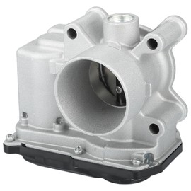 VekAuto Throttle Body Assembly Compatible for Renault Clio Grandtour 2008-2012, 41mm Aluminum Alloy Silver Tone Engine Throttle Body Actuator