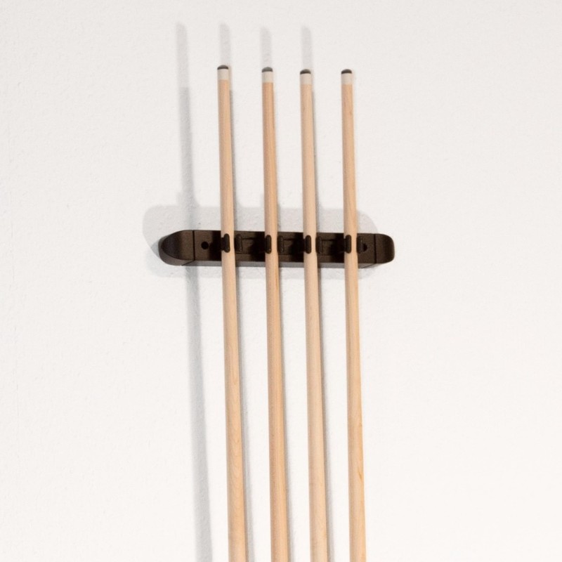 Winsport Billiard Cue Wall Mount 2 Pieces for 4 Cues