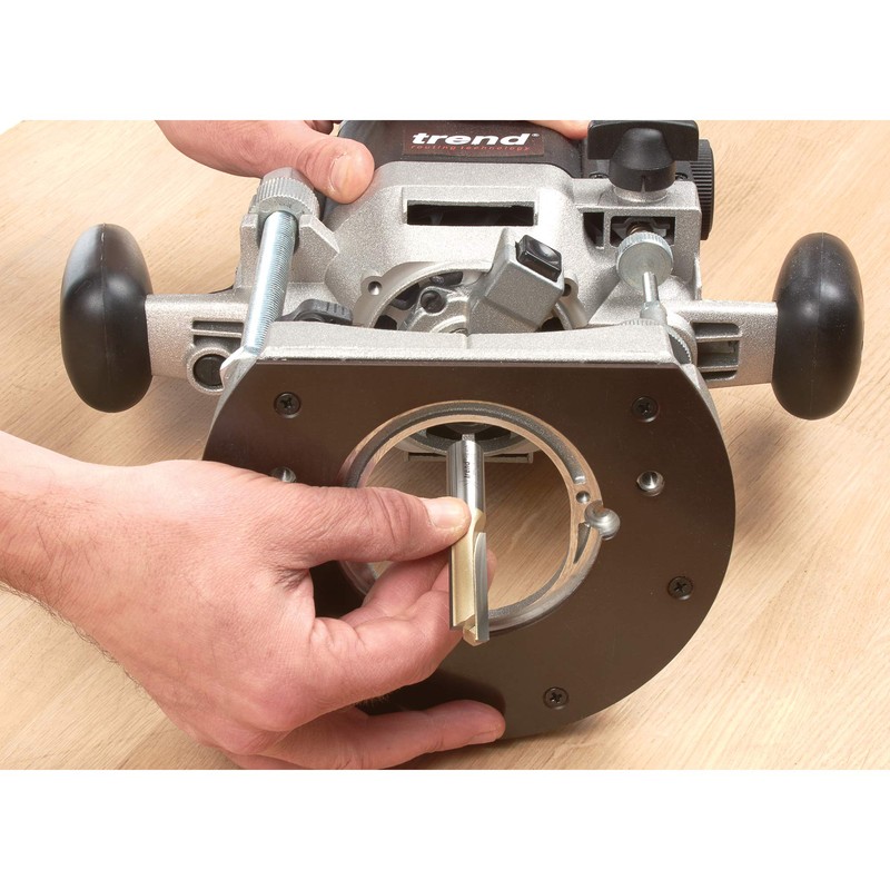 Trend Straight Two Flute Worktop Router Cutter, 1/2 Inch Shank,