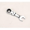 FLZOSPER 19mm Metric Flex-Head Stubby Box End Head Geared Wrench,