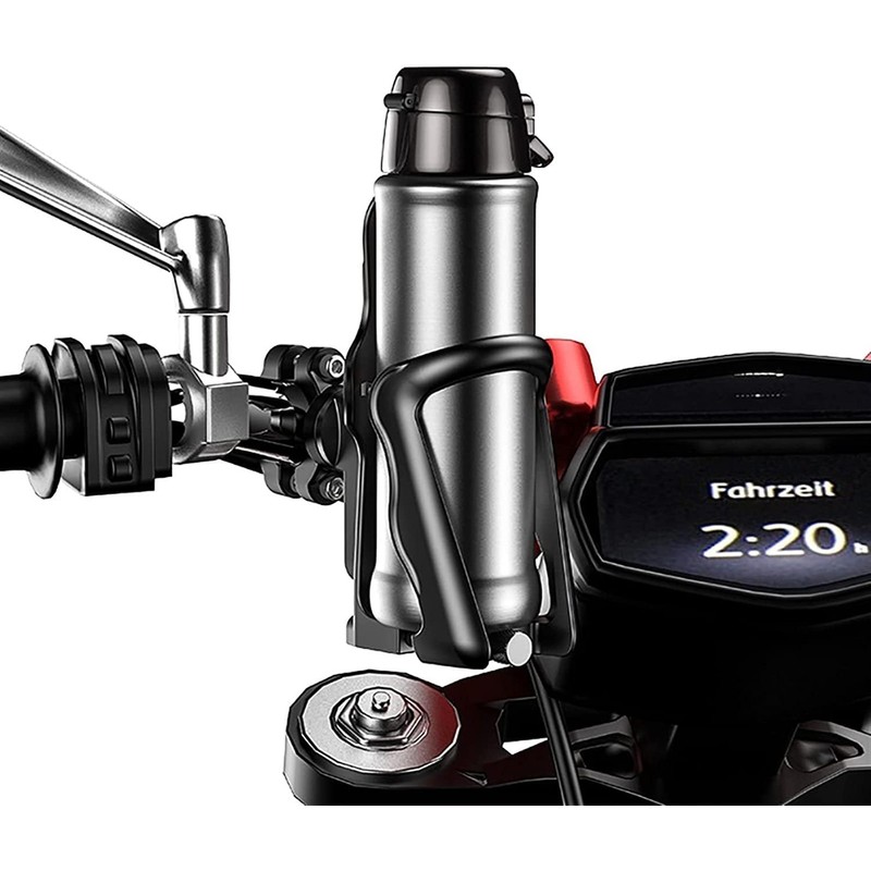 Bike Water Bottle Holder (for Handlebar & Frame), Motorcycle Cup