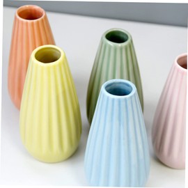 GRIRIW 2pcs European Style Vase Yellow Vases Vase Vases for Bouquet Flower Pot Flower Pot Yellow