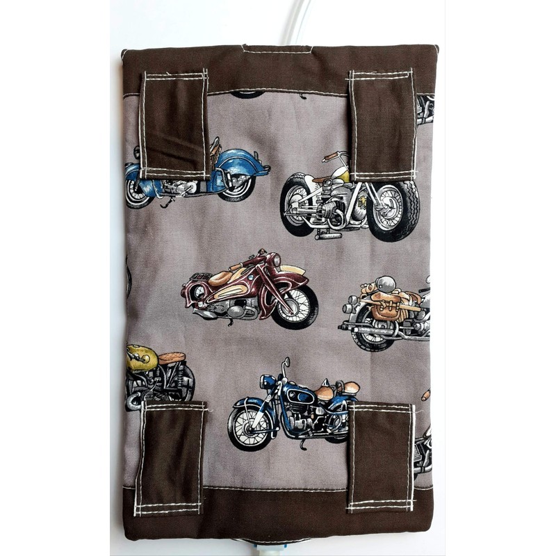 Catheter Leg Bag Holder. Drainage Bag Cover. Nutex.100% Cotton. Motorcycle